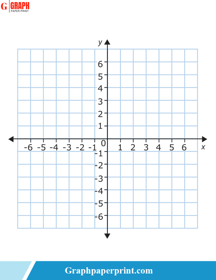 Blank Graph Paper With Axis For Maths