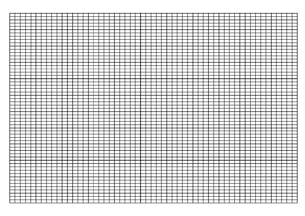 Printable Knitting Graph Paper Template